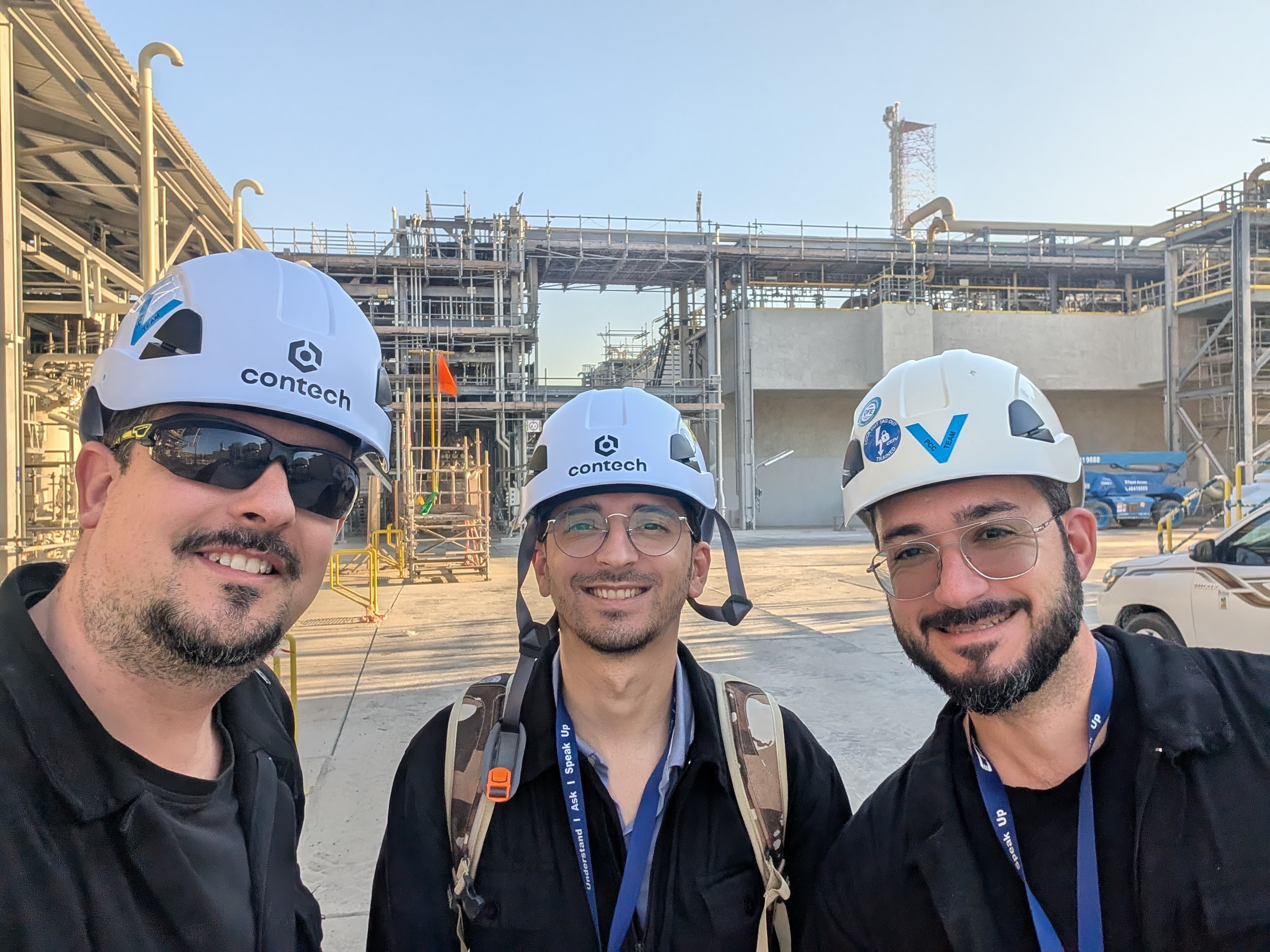 Il team di Contech in cantiere